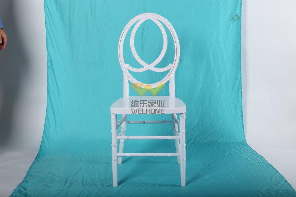 event and hospitality use  white  plastic phoenix chair for hire